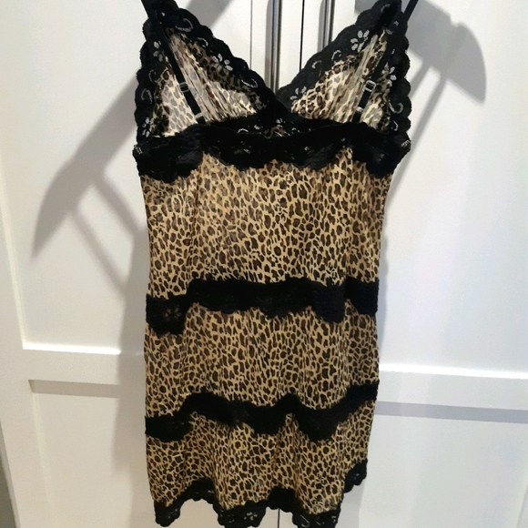 NWOT Rampage Leopard Print & Lace Lingerie - Picture 2 of 6